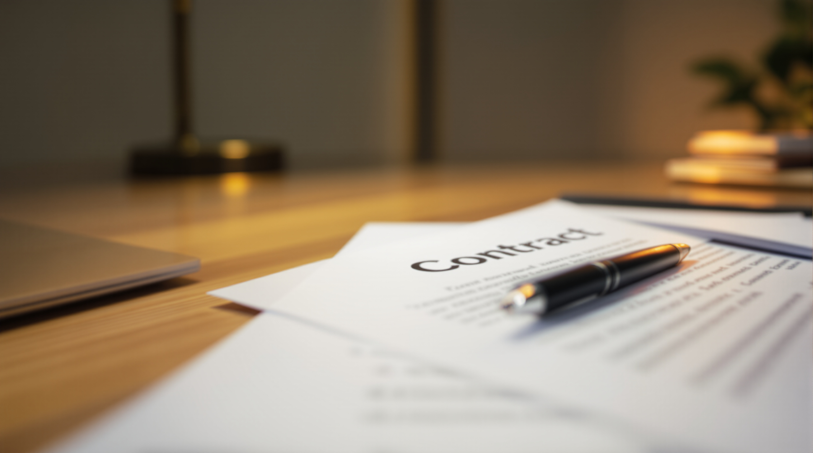 Music licensing contract documents